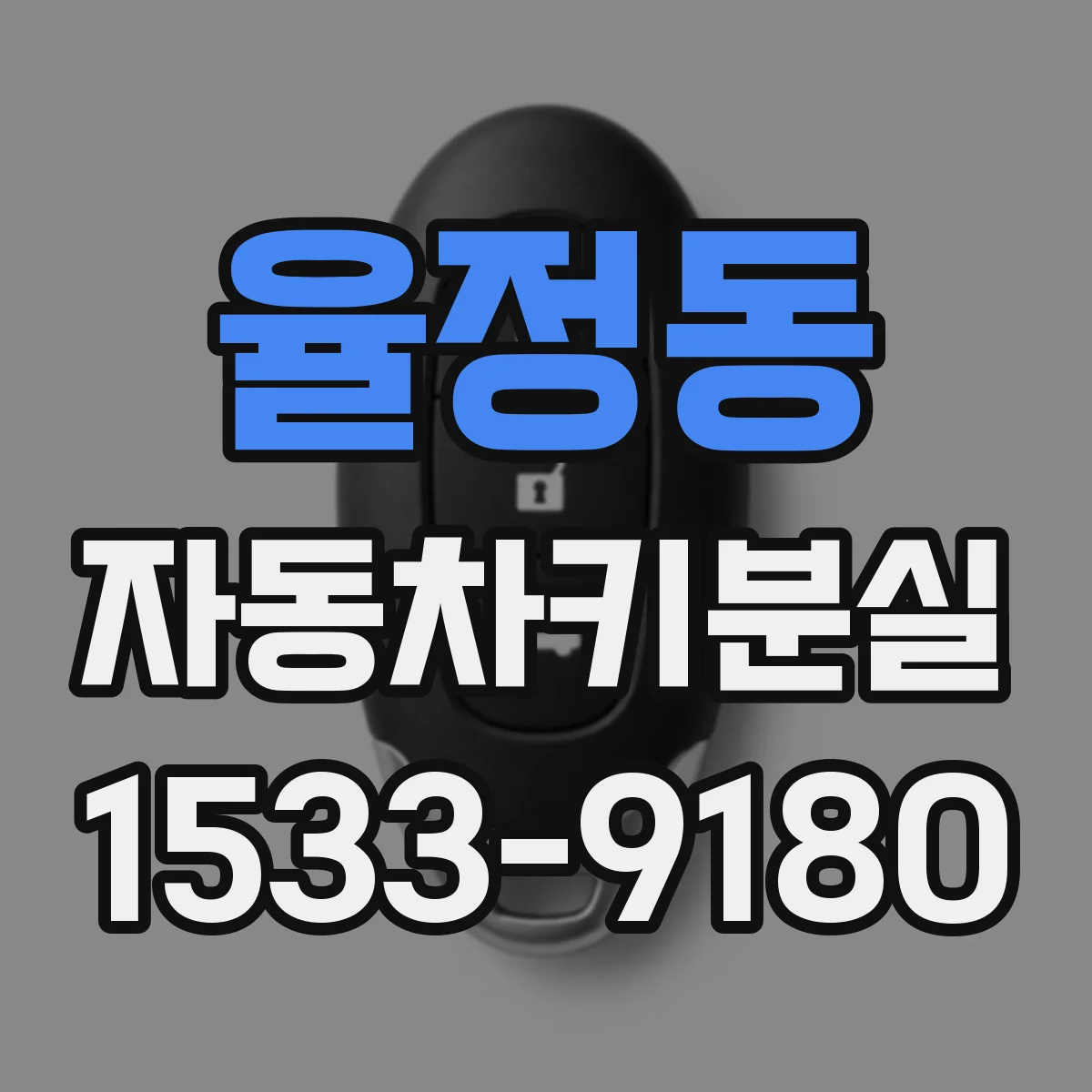 율정동 자동차키분실