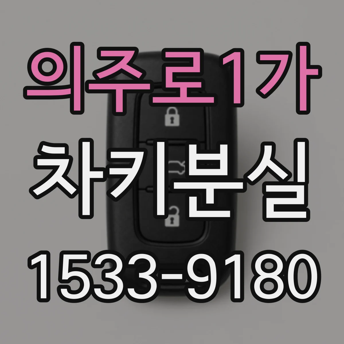의주로1가 차키분실