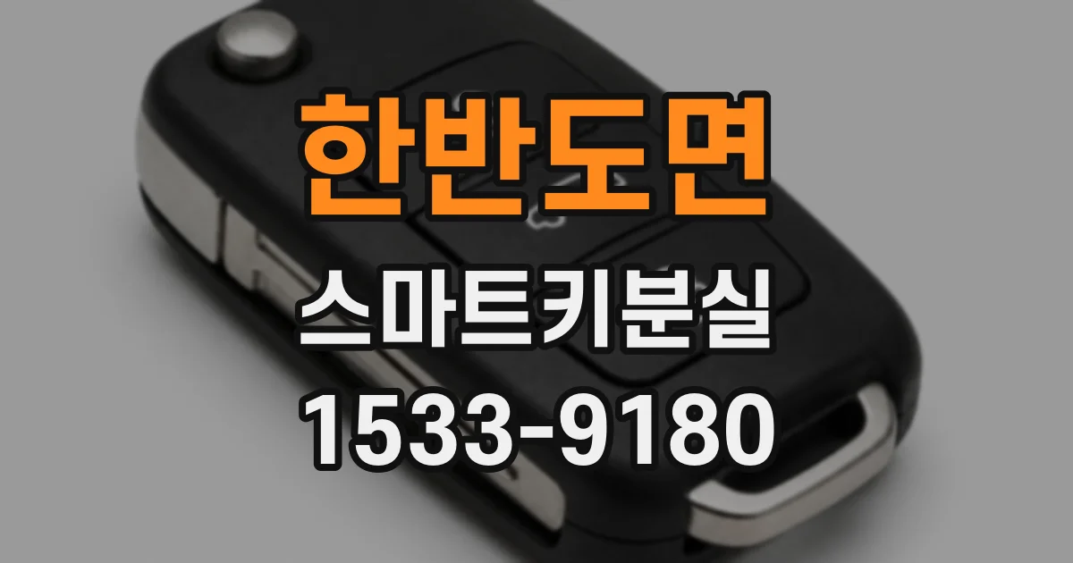 한반도면 스마트키분실