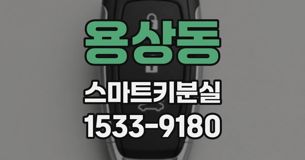 용상동 스마트키분실