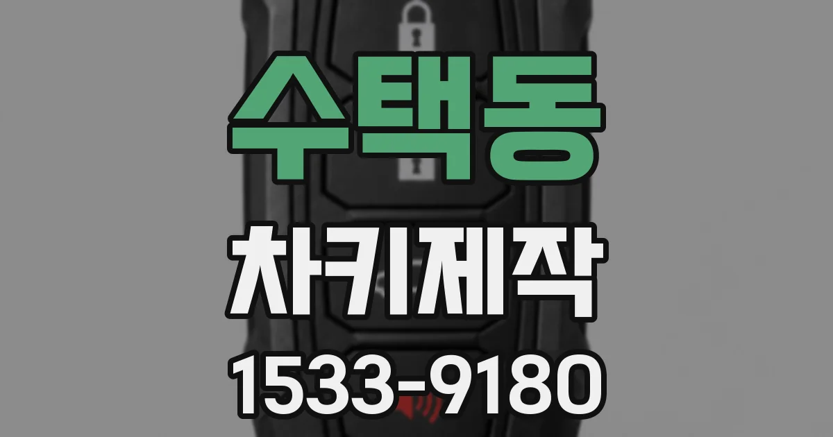 수택동 차키제작