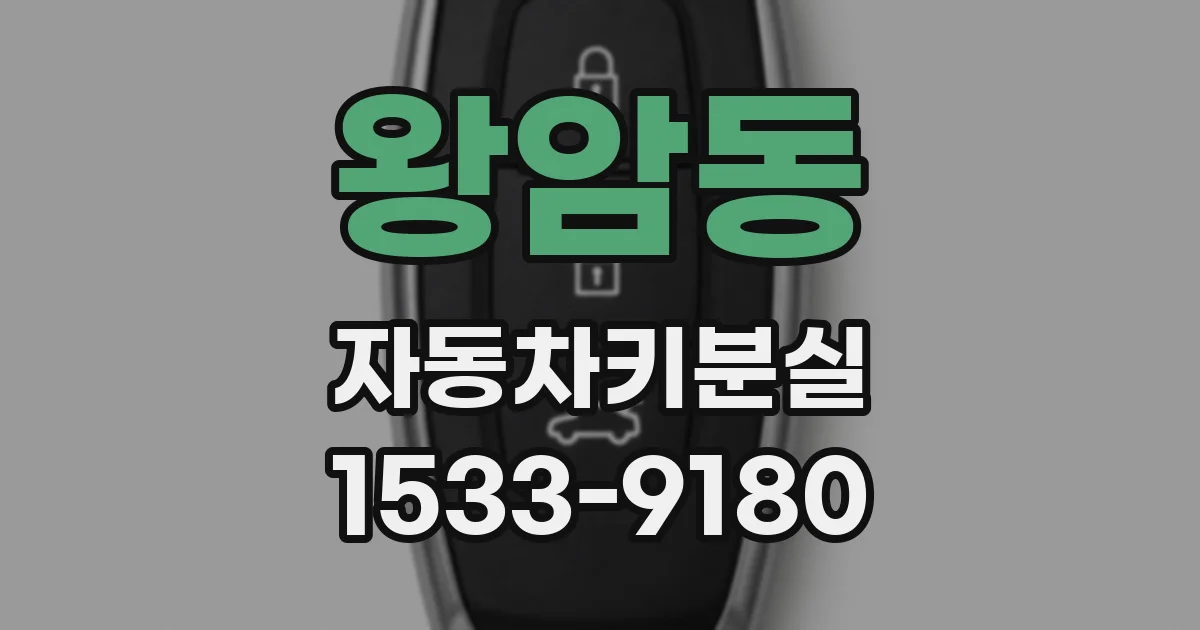 왕암동 자동차키분실