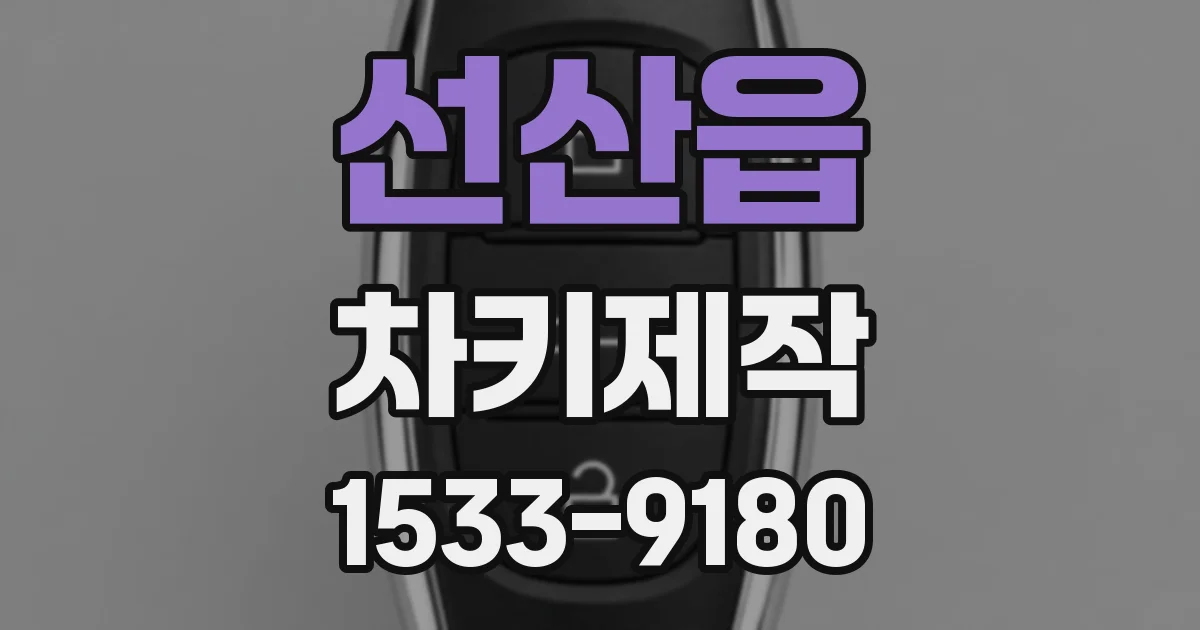 선산읍 차키제작