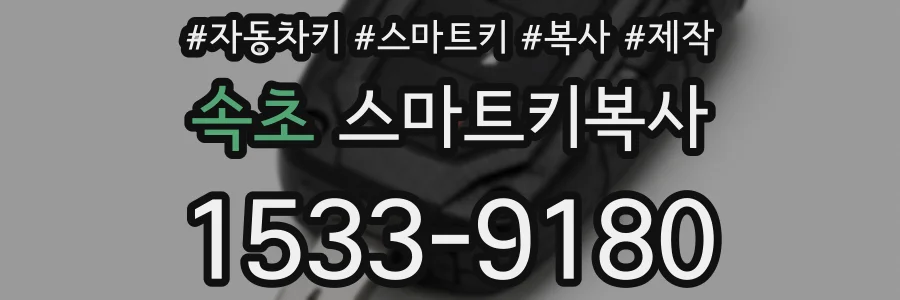 속초 스마트키복사