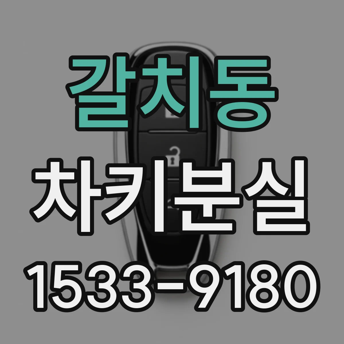 갈치동 차키분실