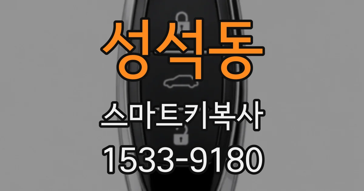 성석동 스마트키복사