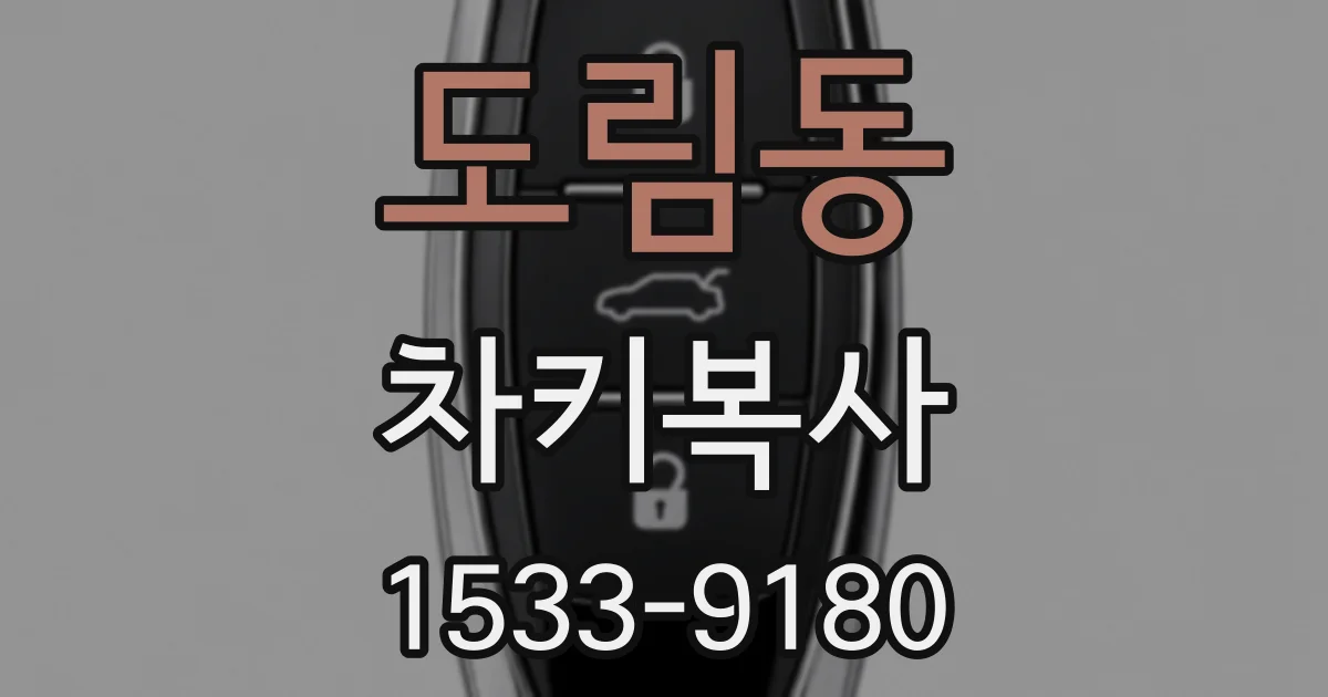 도림동 차키복사