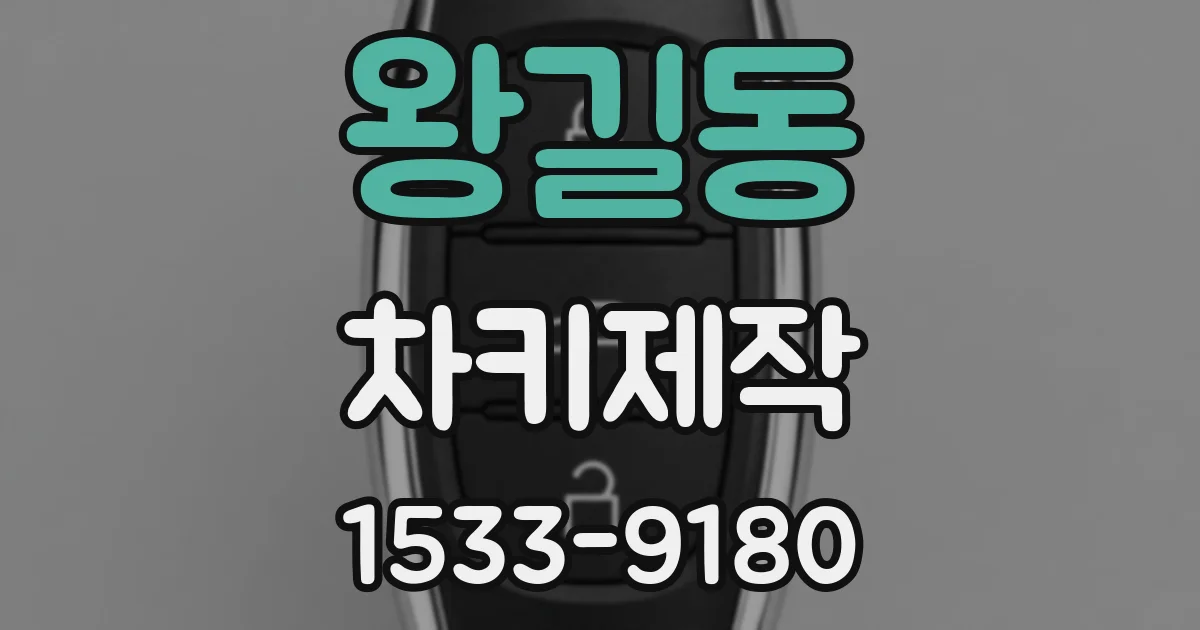 왕길동 차키제작
