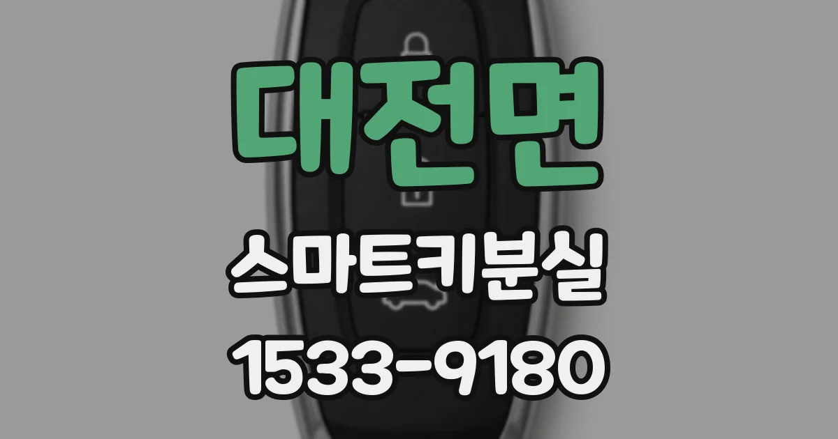 대전면 스마트키분실