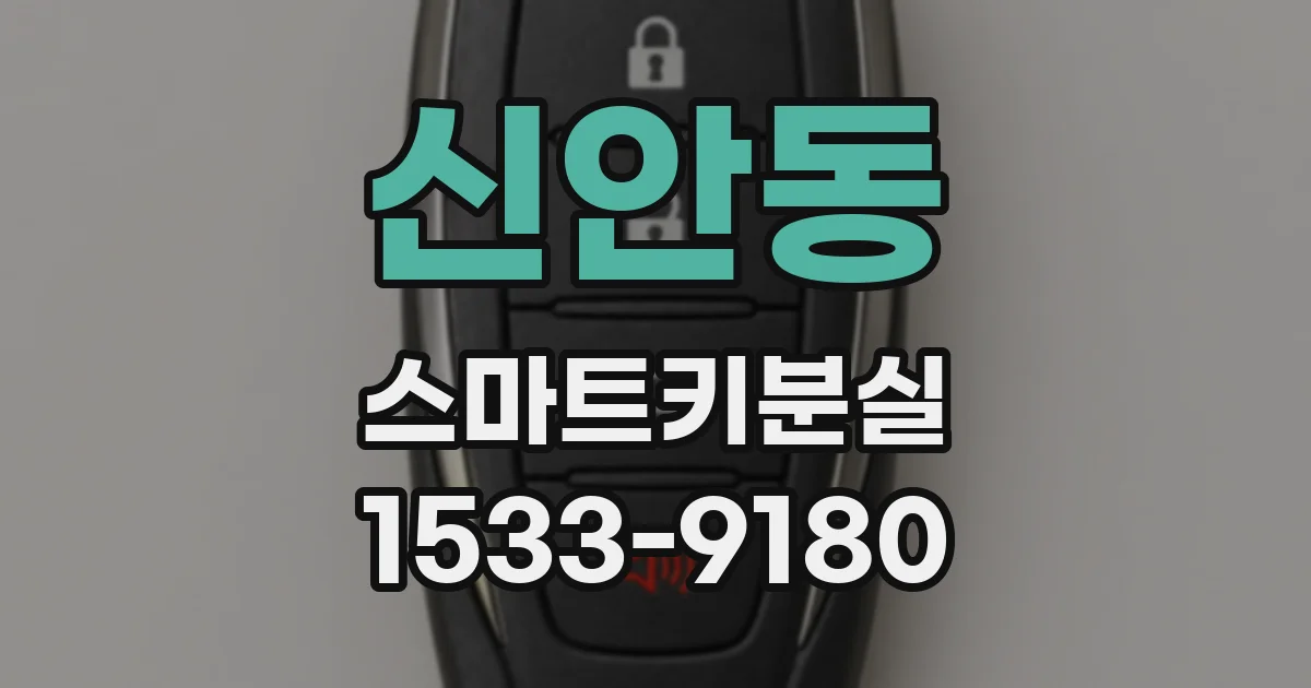 신안동 스마트키분실