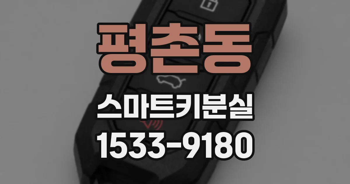 평촌동 스마트키분실