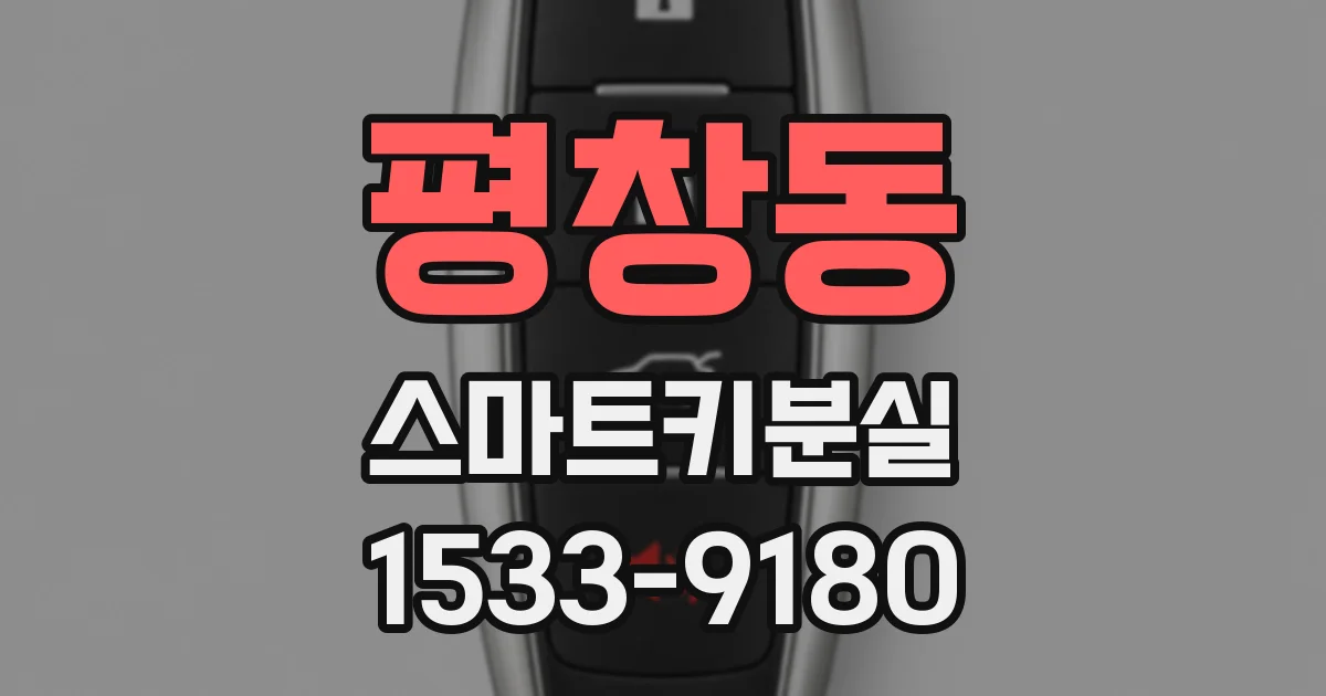 평창동 스마트키분실