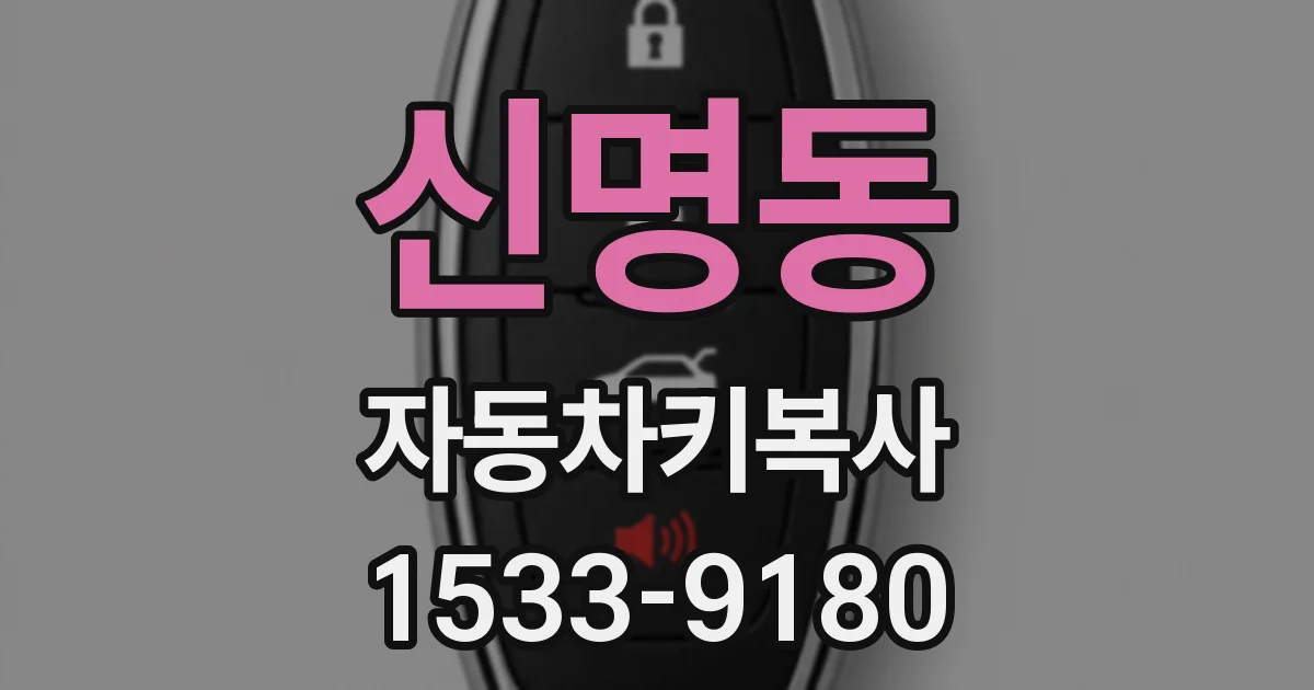 신명동 자동차키복사