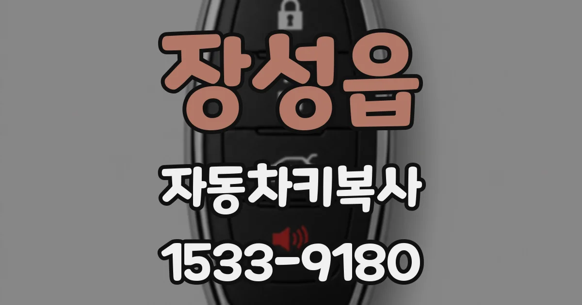 장성읍 자동차키복사