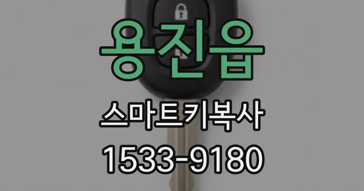 용진읍 스마트키복사