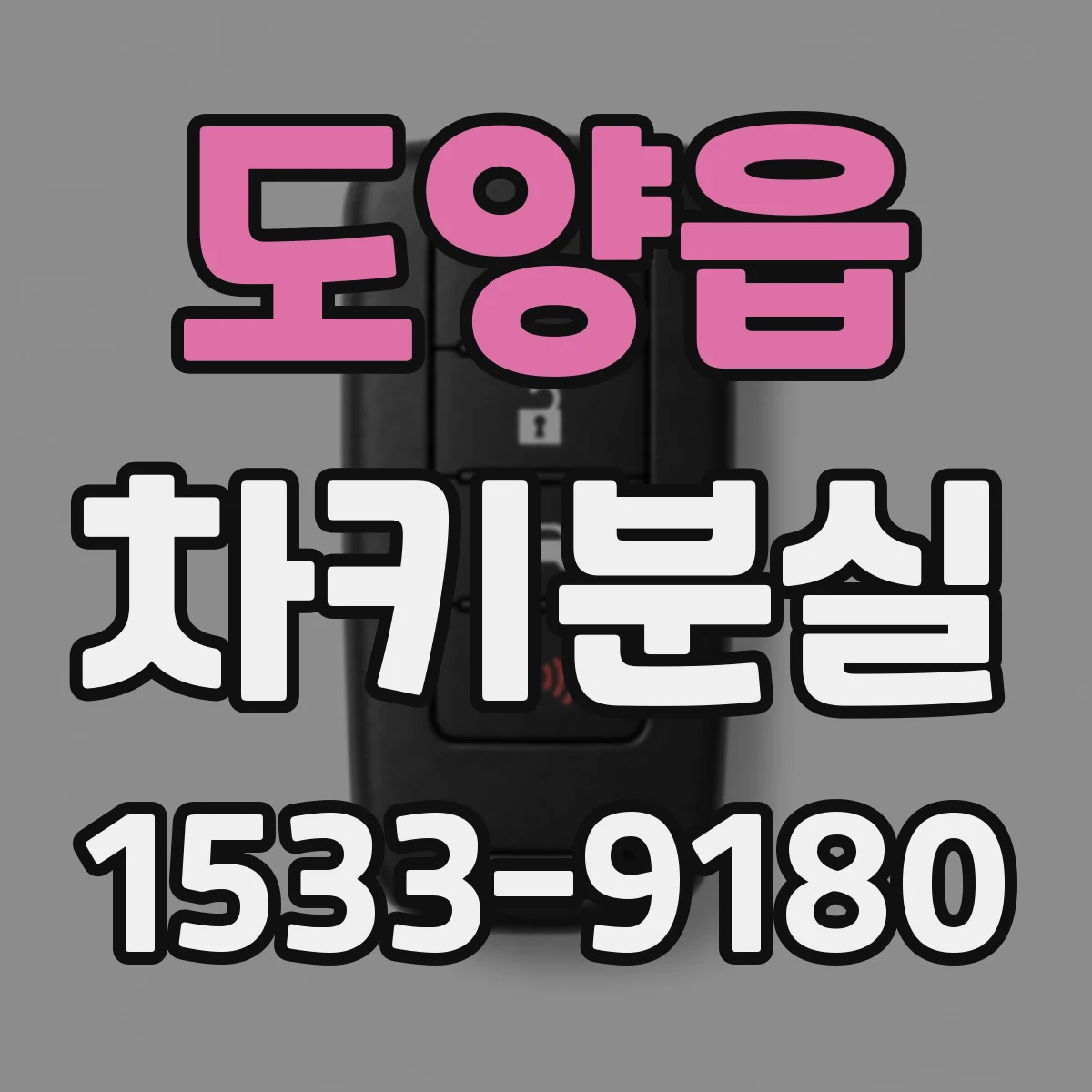 도양읍 차키분실