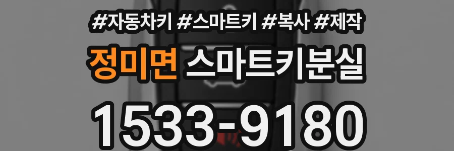 정미면 스마트키분실