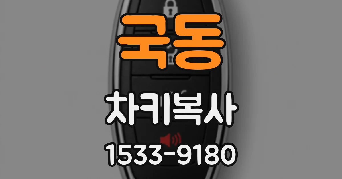 국동 차키복사
