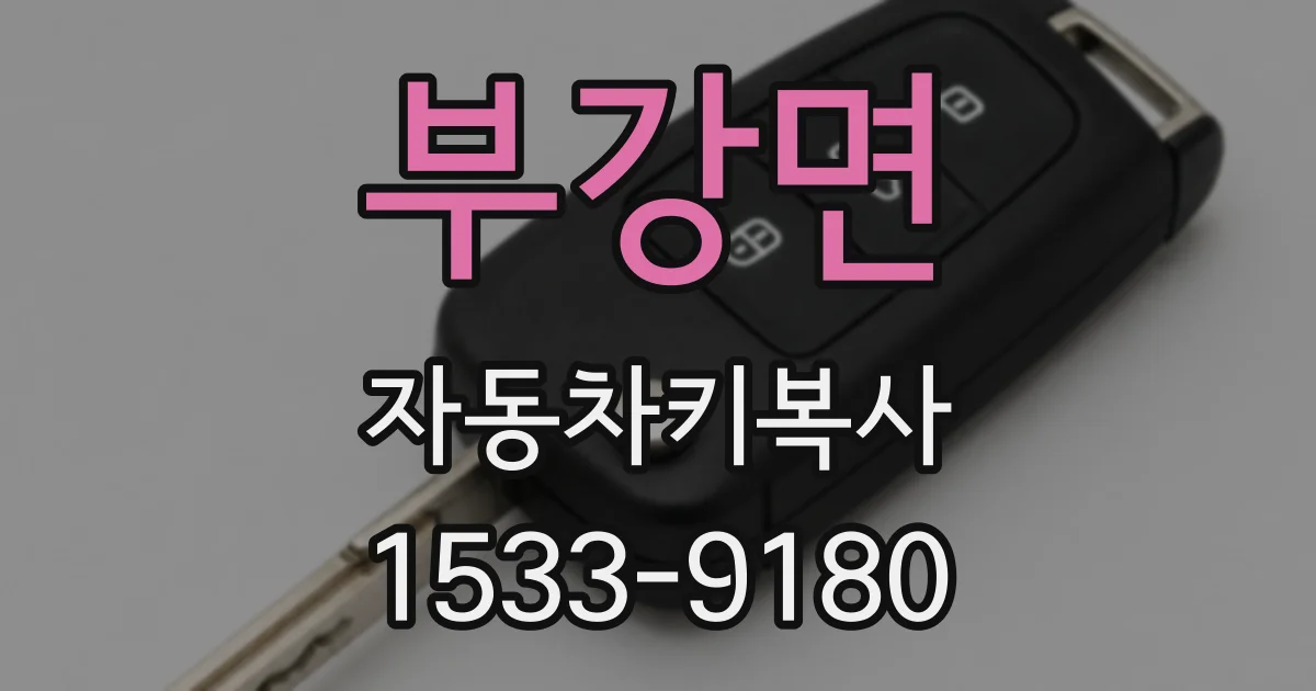 부강면 자동차키복사