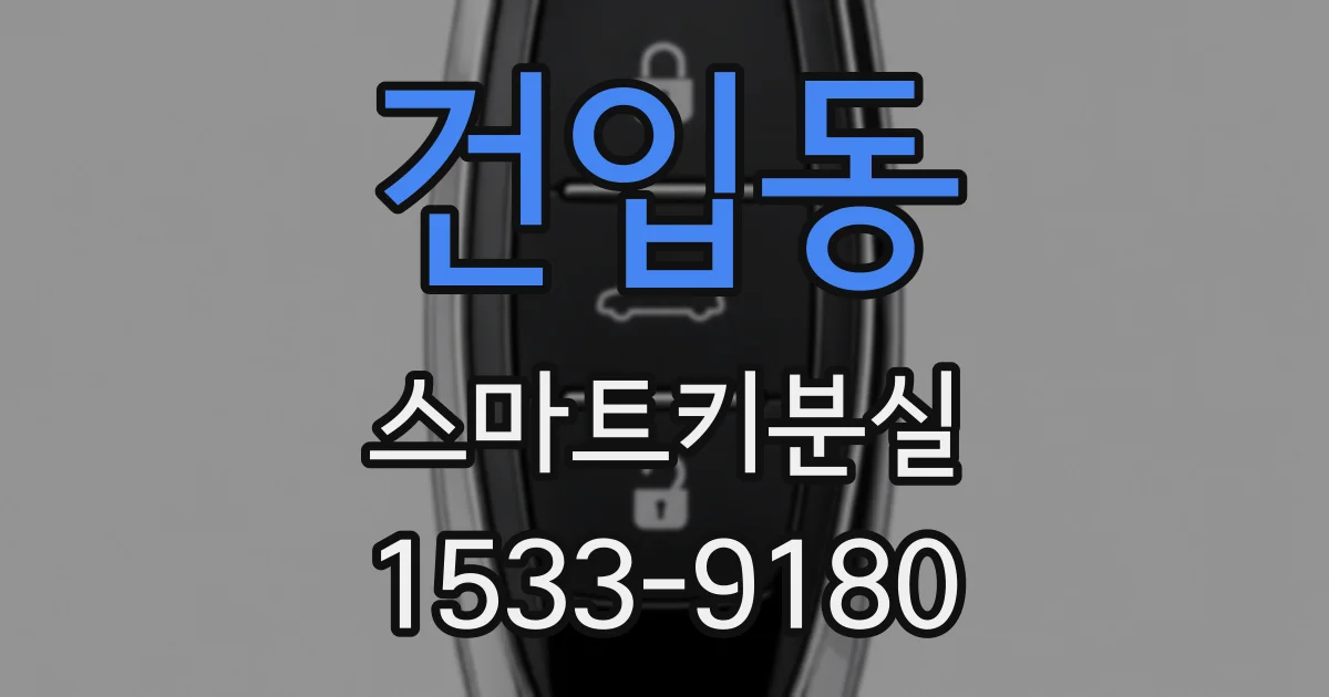 건입동 스마트키분실
