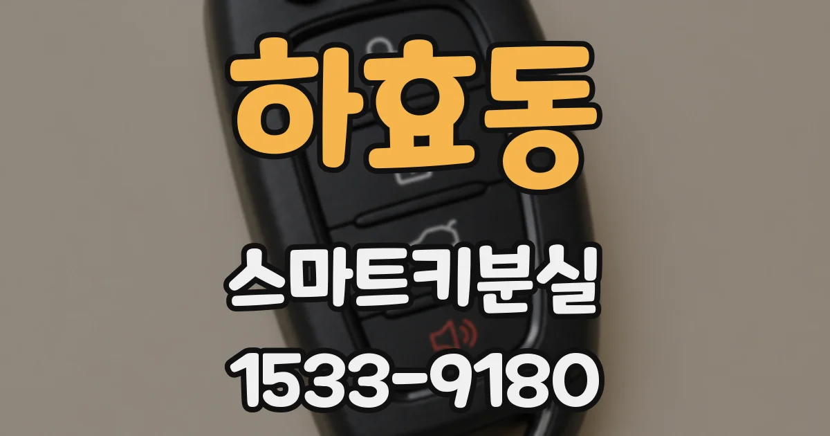 하효동 스마트키분실