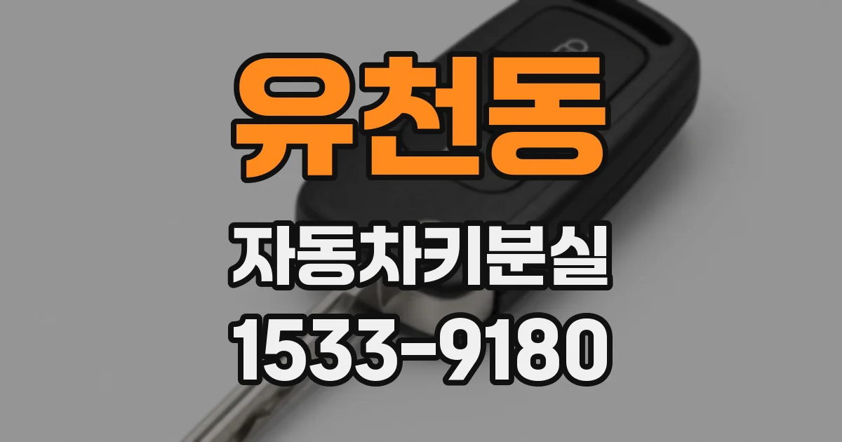 유천동 자동차키분실
