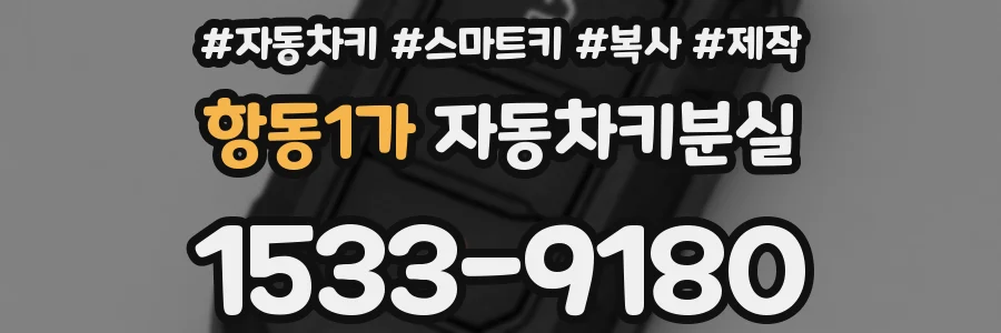 항동1가 자동차키분실