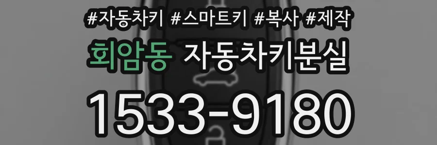 회암동 자동차키분실