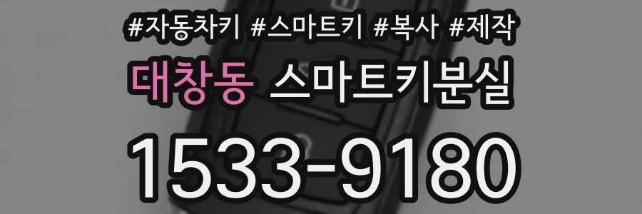 대창동 스마트키분실