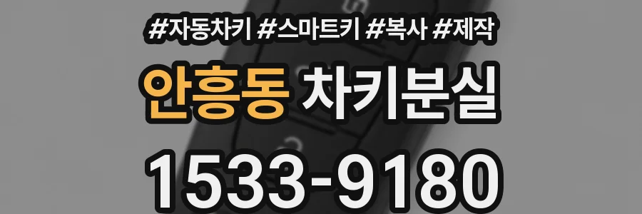 안흥동 차키분실