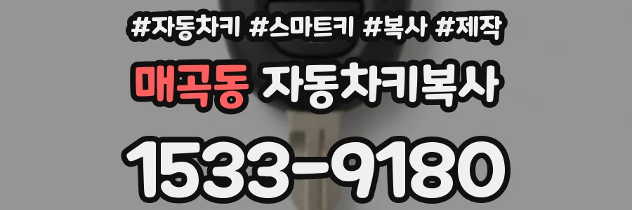 매곡동 자동차키복사