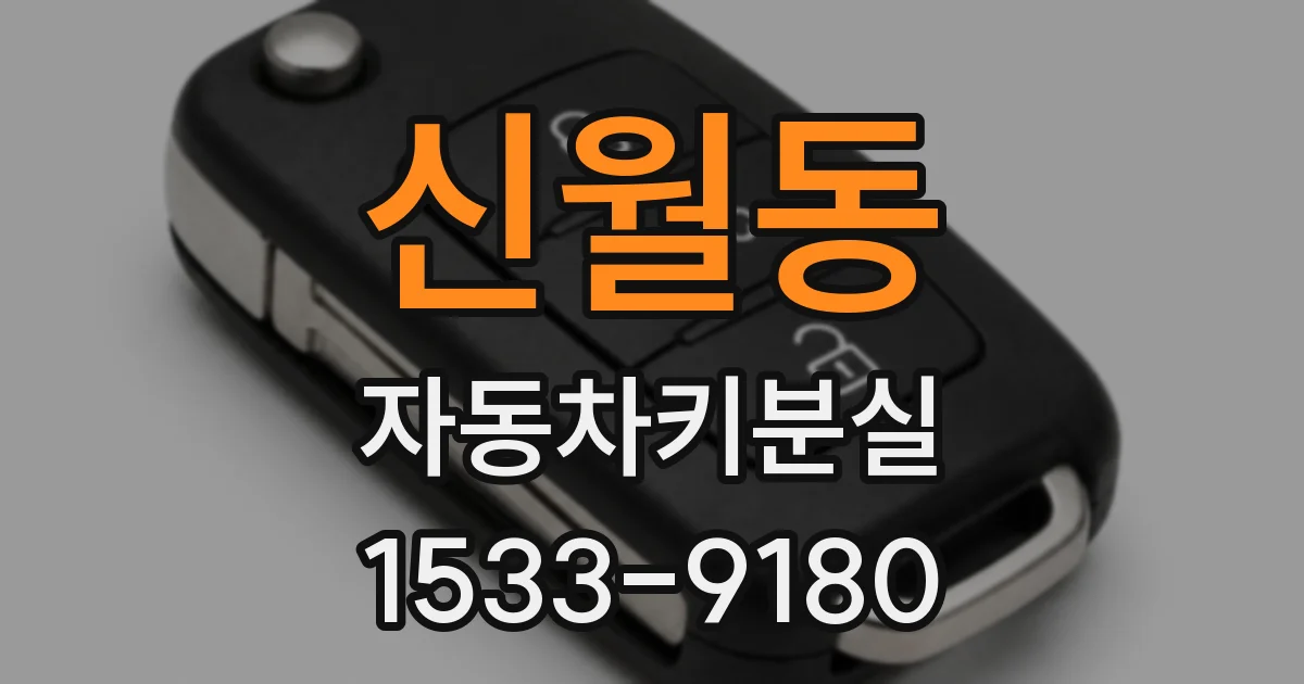 신월동 자동차키분실