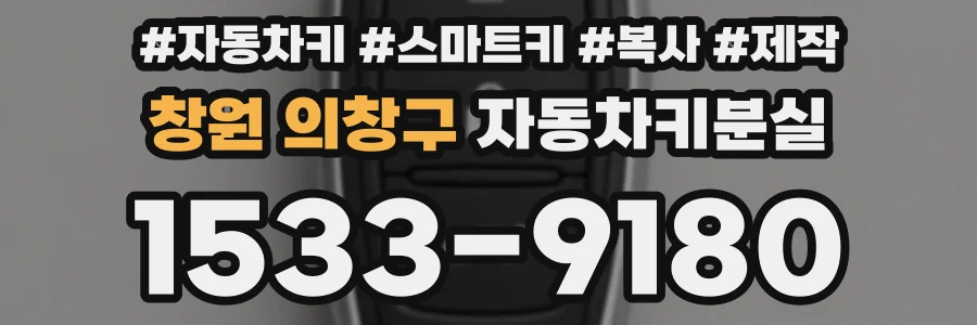 창원 의창구 자동차키분실