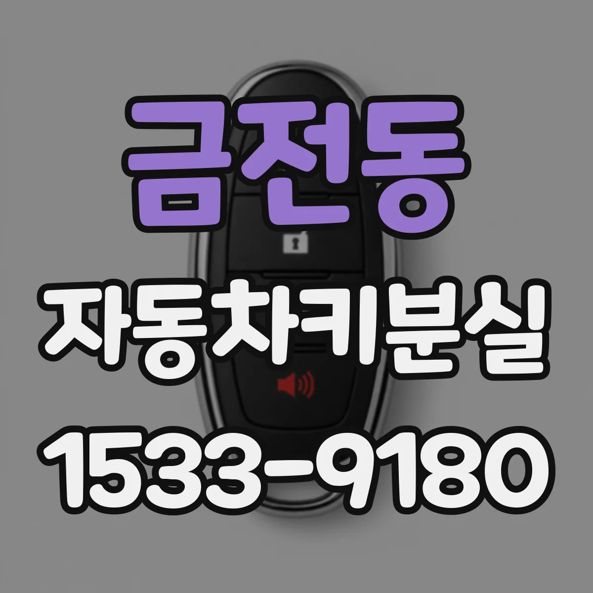 금전동 자동차키분실