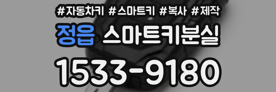 정읍 스마트키분실