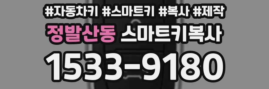 정발산동 스마트키복사