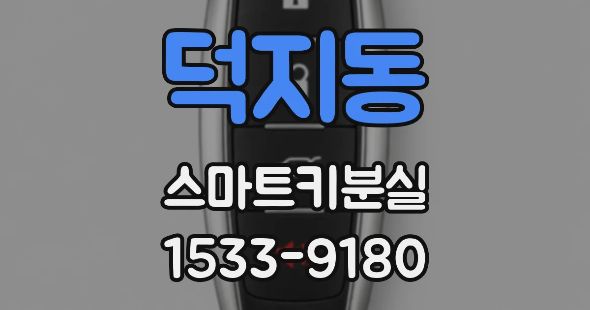 덕지동 스마트키분실