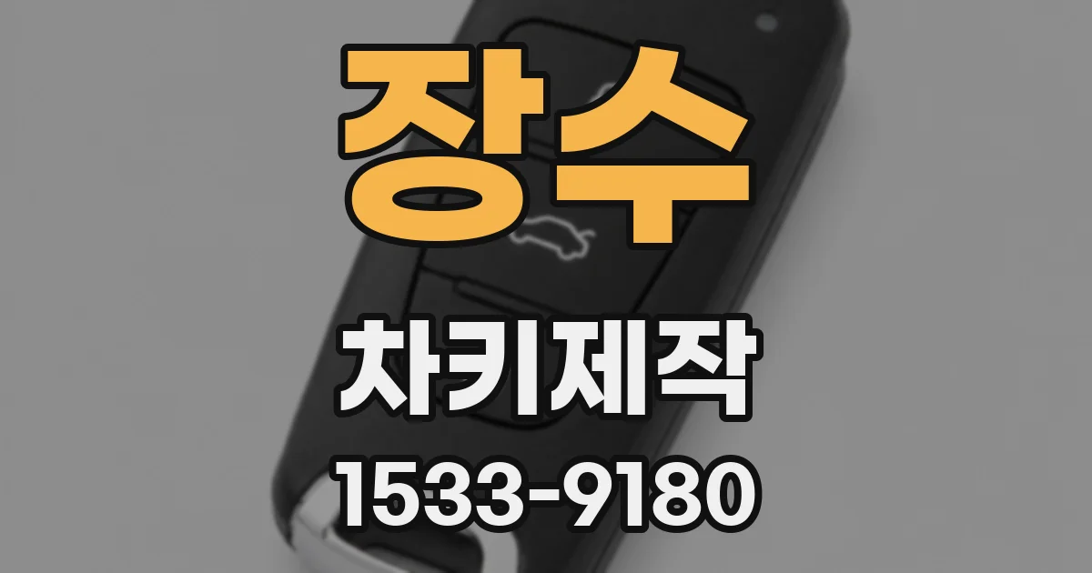 장수 차키제작