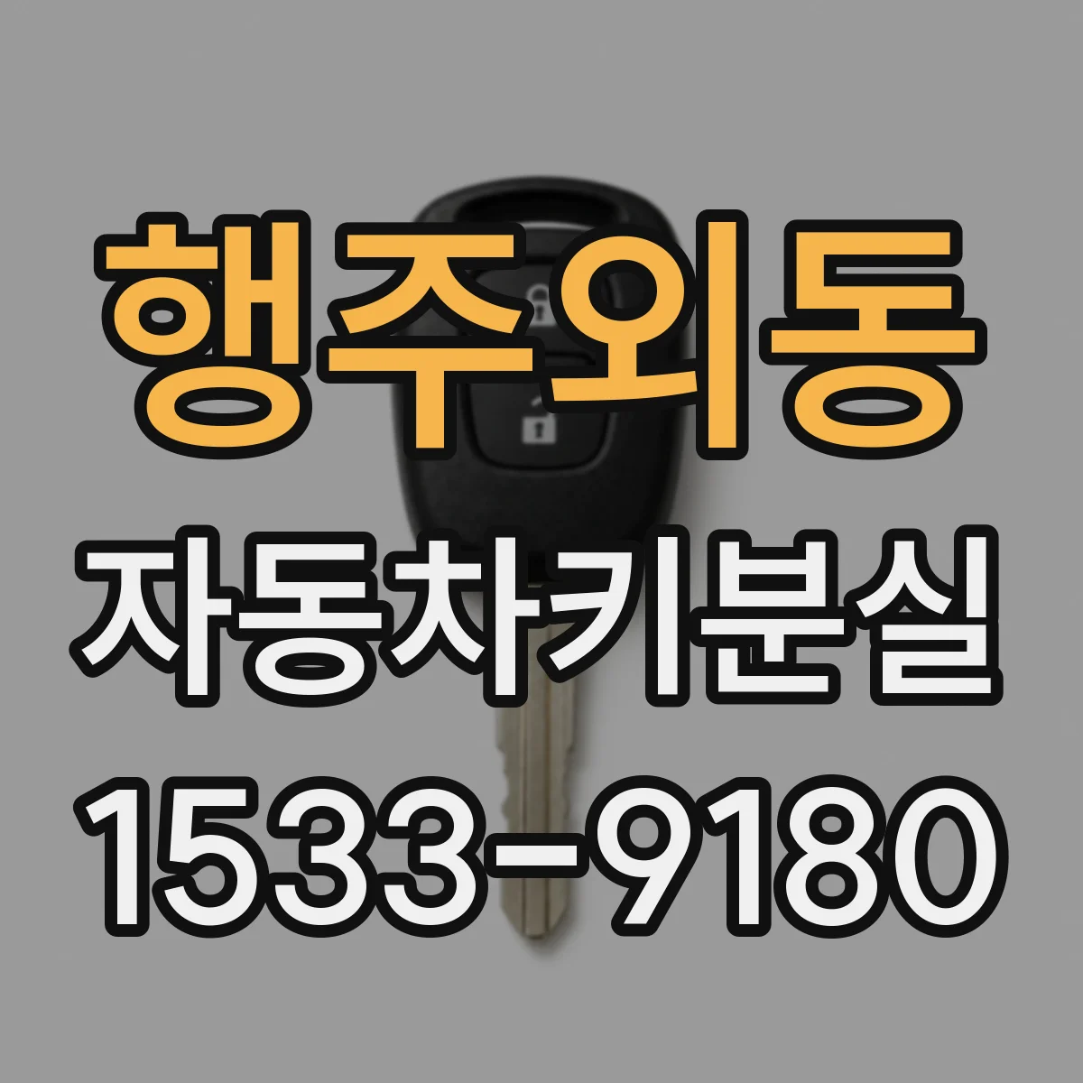 행주외동 자동차키분실