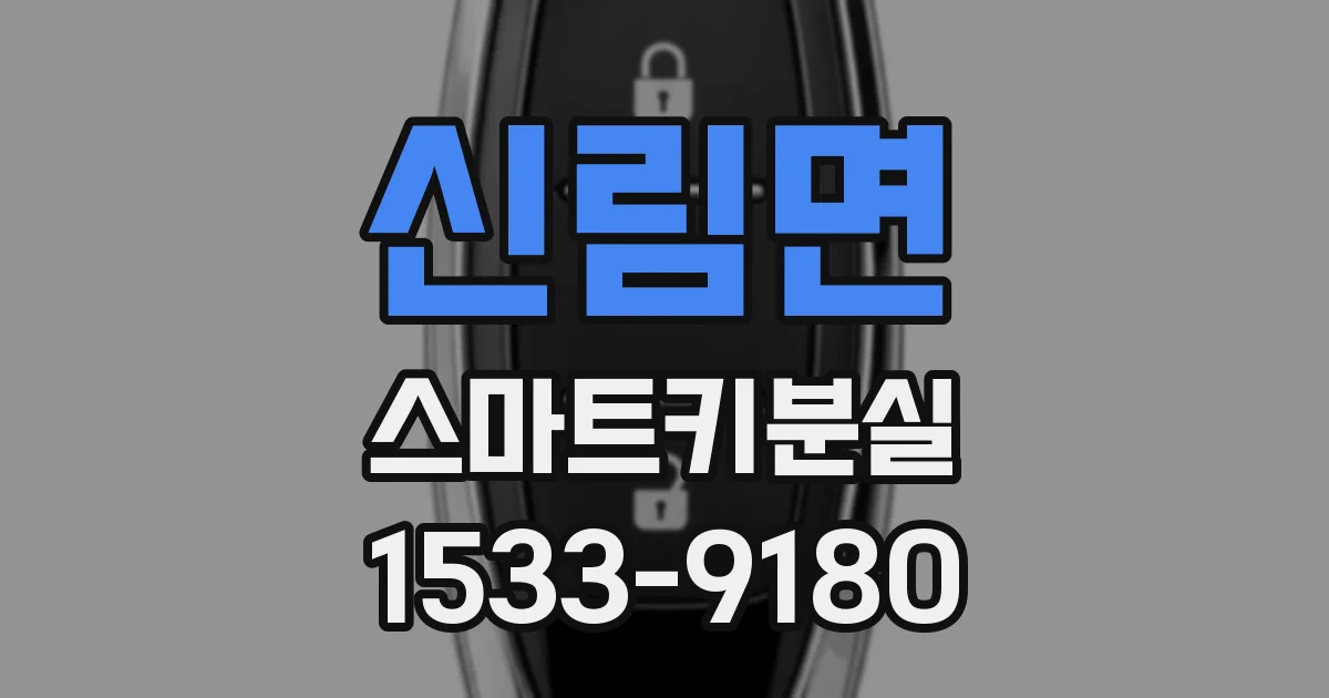 신림면 스마트키분실
