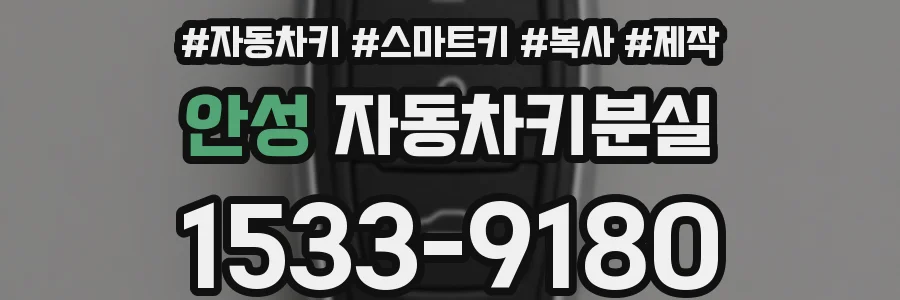 안성 자동차키분실
