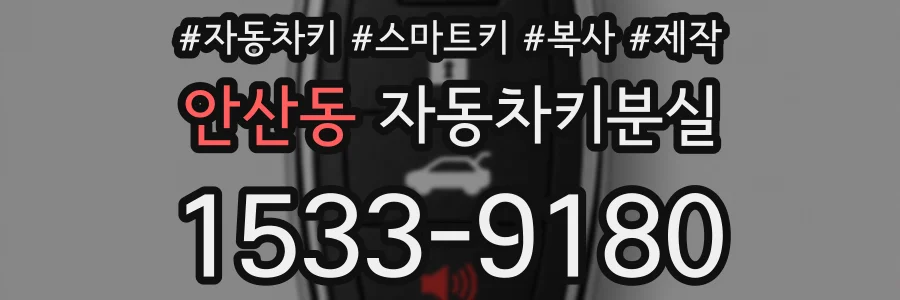 안산동 자동차키분실