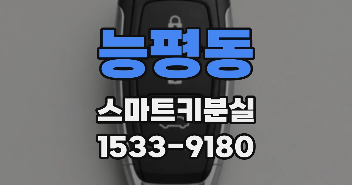 능평동 스마트키분실