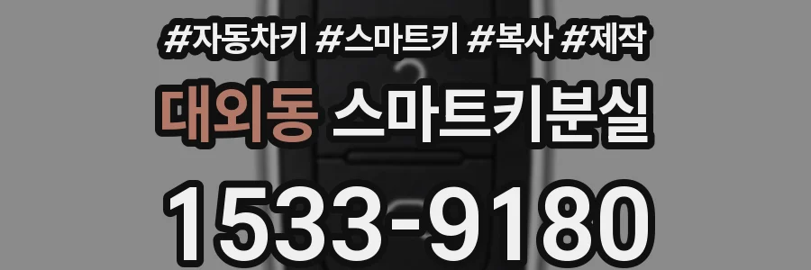 대외동 스마트키분실