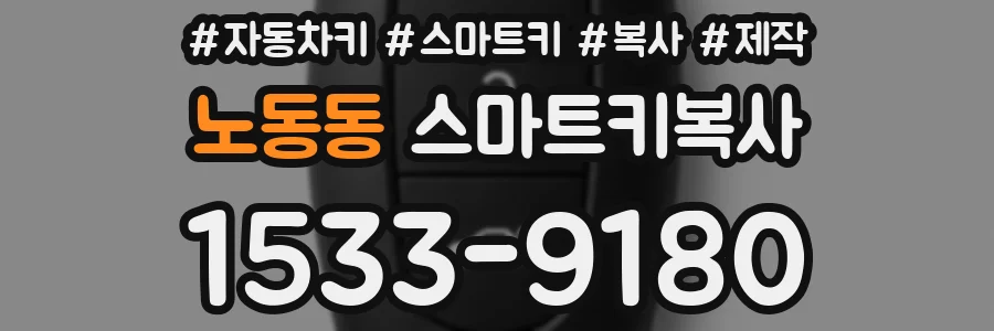 노동동 스마트키복사
