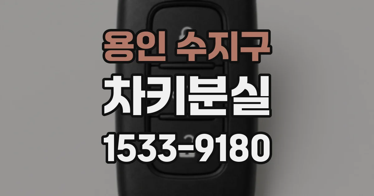 용인 수지구 차키분실