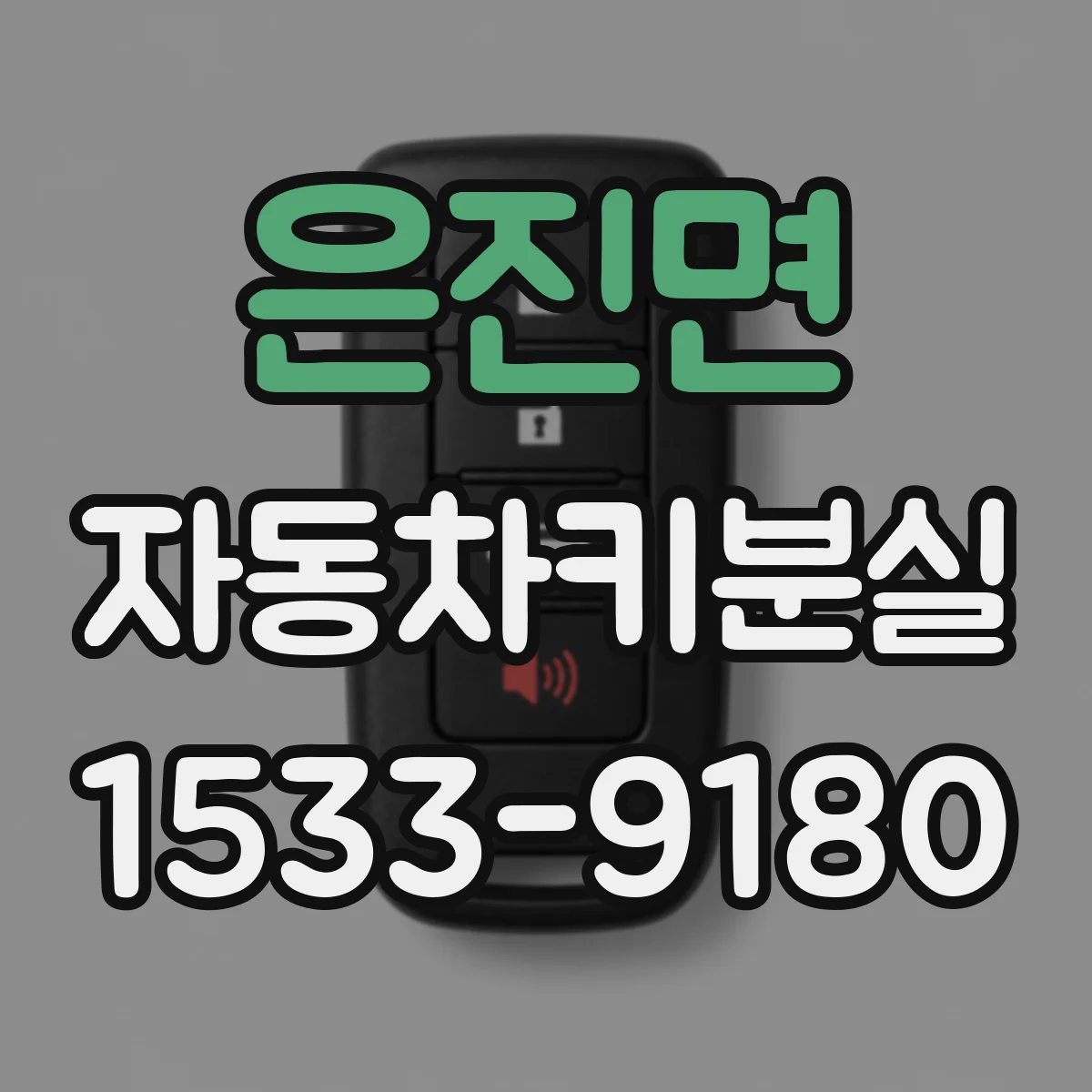 은진면 자동차키분실