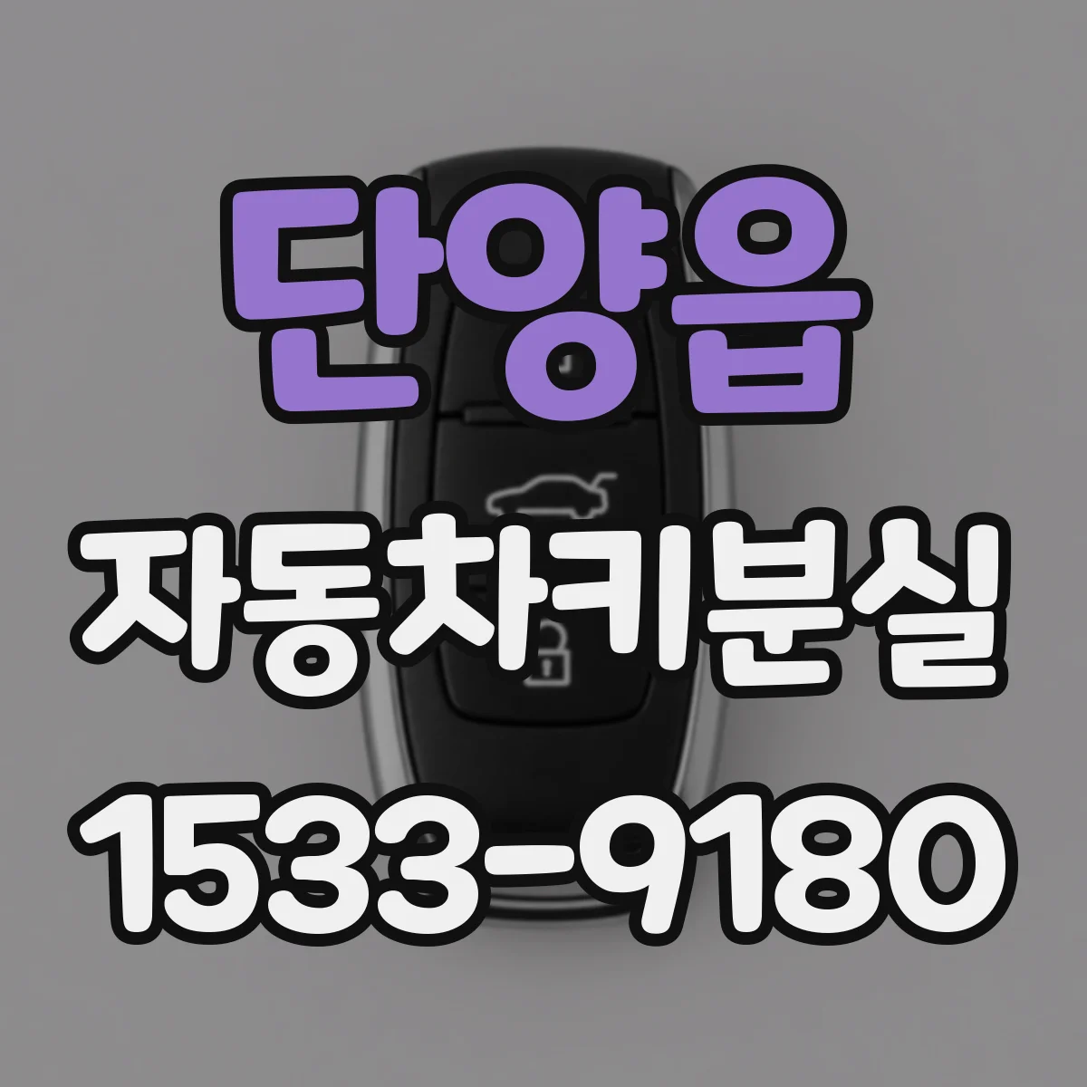 단양읍 자동차키분실