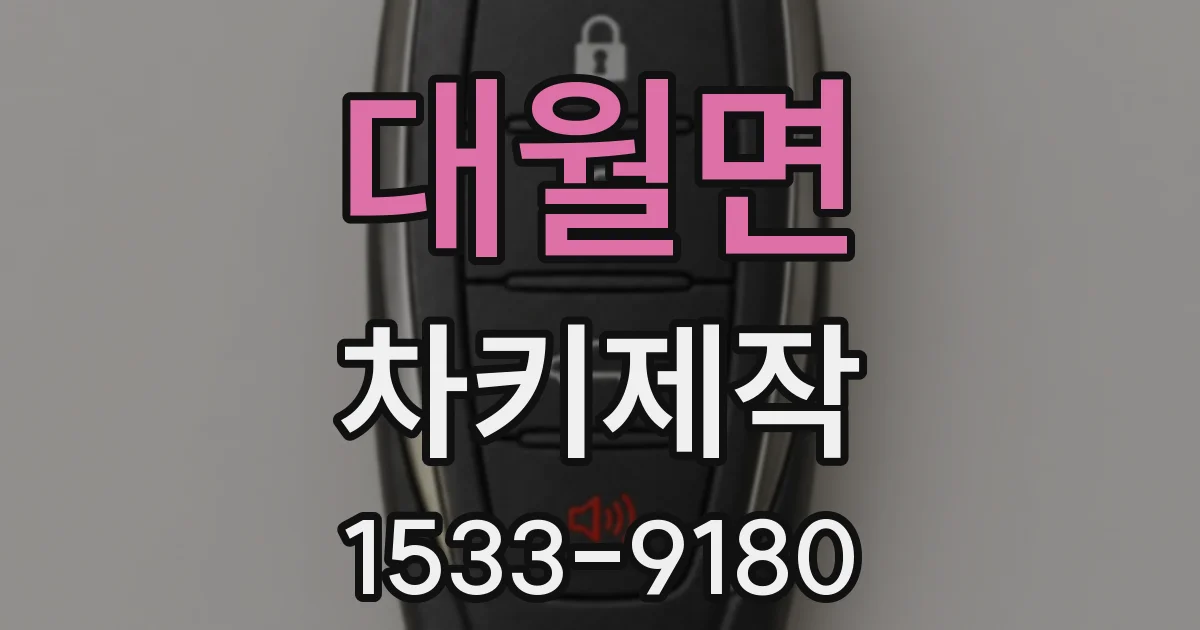 대월면 차키제작