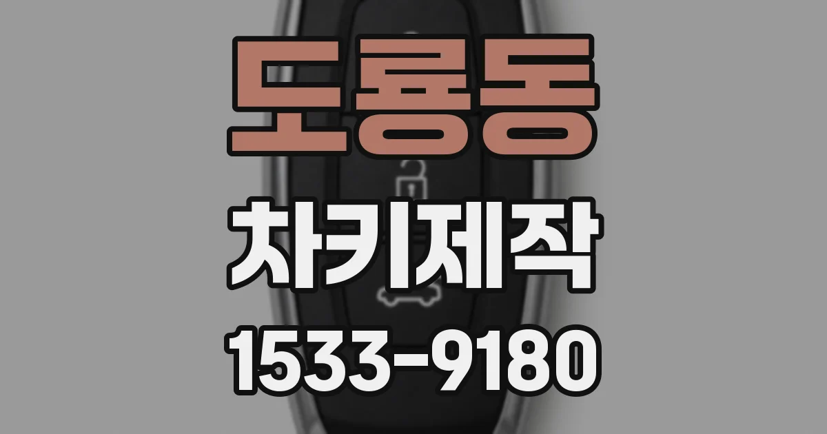 도룡동 차키제작